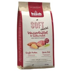 Сухой корм для собак Bosch Soft, беззерновой, буйвол, с бататом 1 кг (для крупных пород)