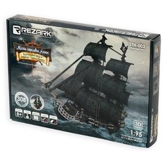 Пазл REZARK 3D Корабли Месть Королевы Анны (STH-003), 308 дет.