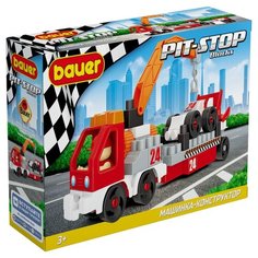 Конструктор Bauer Pit Stop 817 Эвакуатор и гоночная машина Бауэр