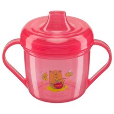 Поильник-непроливайка Happy Baby 14001, 170 мл red