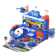 Joy Toy Полицейский участок 3043 синий/желтый/красный