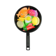 Набор продуктов с посудой Наша игрушка 612811 разноцветный