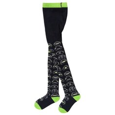 Колготки Amarobaby размер 92-98, темно-синий/машинки