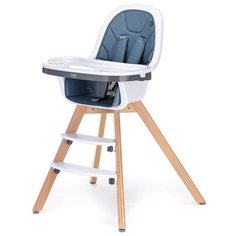 Стульчик для кормления Nuovita Gourmet синий, деревянный