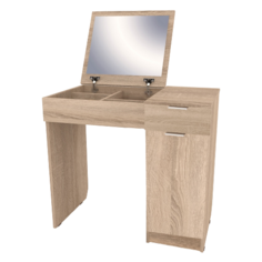 Столик туалетный Vental Римини-3, ДхШ: 87 х 43 см, дуб сонома