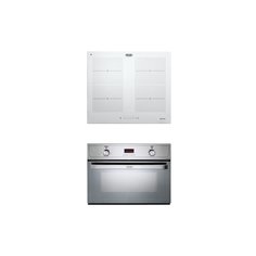 Комплект встраиваемой техники DeLonghi PIND 5 B + SLM 6 RUS белый/серебристый