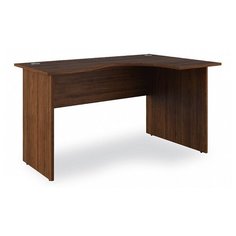 Письменный стол Pointex Trend угловой, ШхГ: 140х90 см, угол: справа, цвет: орех