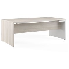 Письменный стол Pointex Zion, ШхГ: 200х100 см, угол: слева, цвет: дуб светлый