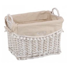 Natural House Корзина Колокольчик 36х26х26 см белый
