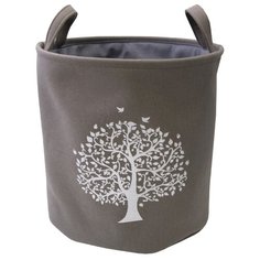 Handy Home Корзина для белья Сад 36x36x39 см серый