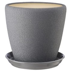 Горшок Вещицы Грация OR056-2 металлик