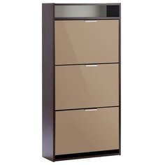 Обувница Vental К-3 МДФ , размер (ШхГ): 60.4х22.5 см , цвет: венге/мокко глянец