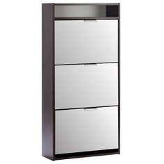 Обувница Vental К-3 МДФ , размер (ШхГ): 60.4х22.5 см , цвет: Венге/Белый глянец