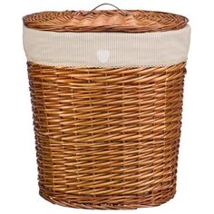 Natural House Корзина для белья Полоска 48x36x55 коричневый