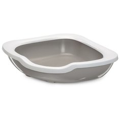 Туалет-лоток для кошек Imac Fred 51х51х15.5 см серый 1 шт.