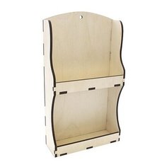 Astra & Craft Деревянная заготовка Полка для специй 2 секции L-551 береза