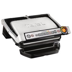 Гриль Tefal Optigrill+ GC712 стальной