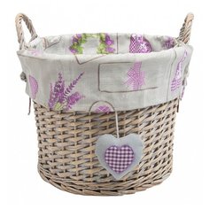 Natural House Корзина Сердце 38х38х30 см серый