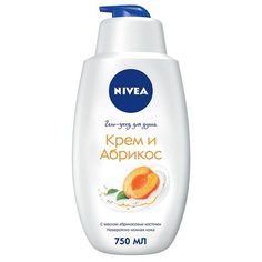 Крем-гель для душа Nivea Абрикос, 750 мл
