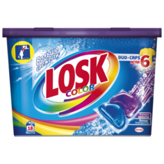 Losk капсулы Duo-Caps Color, контейнер, 18 шт