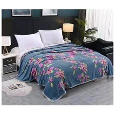 Плед Tango Lindo 200x220 см, синий/сиреневый