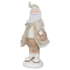 Фигурка Lefard Дед Мороз 100-825 бежевый/золотистый