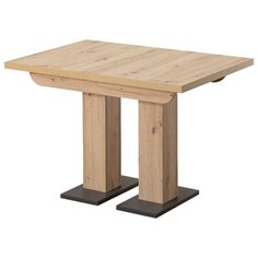 Стол кухонный STOOL GROUP Clyde, раскладной, ДхШ: 139 х 75 см, длина в разложенном виде: 168 см, дуб/вольфрам