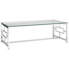 Столик журнальный STOOL GROUP Бруклин, ДхШ: 120 х 60 см, серебро