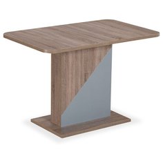 Стол кухонный STOOL GROUP Accent, раскладной, ДхШ: 110 х 69 см, длина в разложенном виде: 145 см, трюфель/серебро