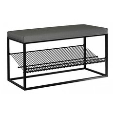 Обувница MEBELSON Крафт 1 , размер (ШхГ): 80х30 см , цвет: черный муар/графит