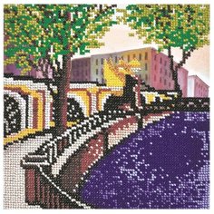 Hobby & Pro Набор для вышивания бисером Банковский мостик 18 х 17,5 см (БН-3216)