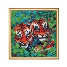 Hobby & Pro Набор для вышивания бисером Юные охотники 25 х 25 см (БН-3111)