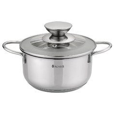 Кастрюля Agness 937-162 1,45 л, стальной