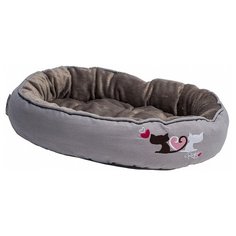 Лежак для кошек Rogz Snug Pod CPS 40х32х8 см Heart Tails