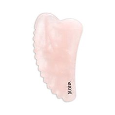 Массажер Bloor скребок гуаша Зубчатое сердце розовый