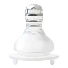 Соска Lubby LUX M силиконовая 3м+ 2шт бесцветный