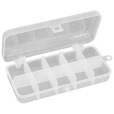 Коробка для приманок для рыбалки MIKADO ABM 009 13.2х6.2х2.5 см бесцветный