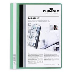 DURABLE Папка-скоросшиватель Duraplus А4+ зелeный
