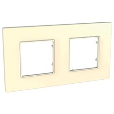 Рамка 2п Schneider Electric UNICA MGU2.704.25