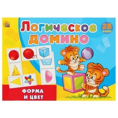 Настольная игра Рыжий кот Логическое Домино Форма и цвет ИД-5428