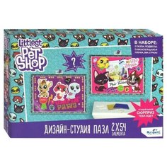Набор пазлов Origami Littlest Pet Shop Город зверей (04421)