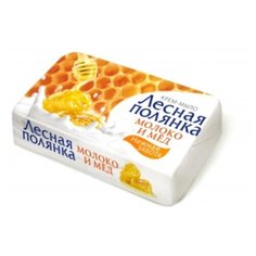 Мыло кусковое Нэфис Лесная полянка Молоко и мед, 90 г