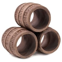 Фигурка для аквариума Laguna Три бочонка 10.5х8х10.5 см коричневый