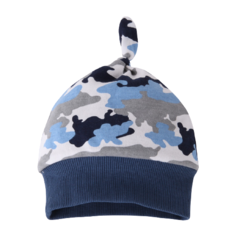 Шапка Наша мама размер 44-46(80), синий/голубой