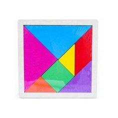 Головоломка Рыжий кот Танграм (G199) разноцветный