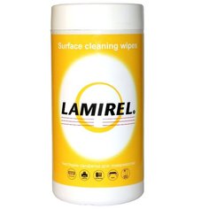 Lamirel Surface Cleaning Wipes влажные салфетки 100 шт. для оргтехники, для клавиатуры