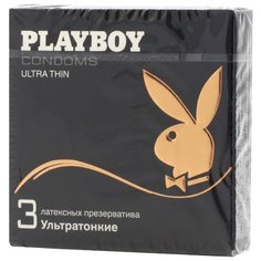 Презервативы Playboy Ультратонкие (3 шт.)
