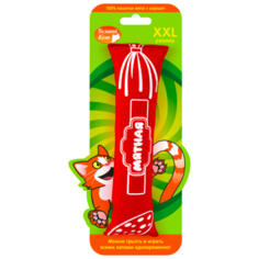 Игрушка для кошек Великий кот Колбаса с кошачьей мятой и шуршащим элементом красный