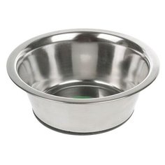 Миска Beeztees 653571 стальная с резиновым дном 450 мл серебристый