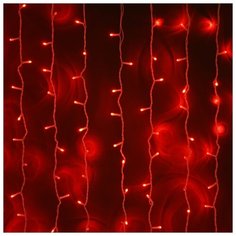Гирлянда Uniel занавес UL-00001357 (300 х 200 см), 240 ламп, красный/белый провод